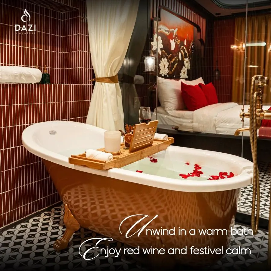 Bathroom setting at Dazi Signature Ben Thanh