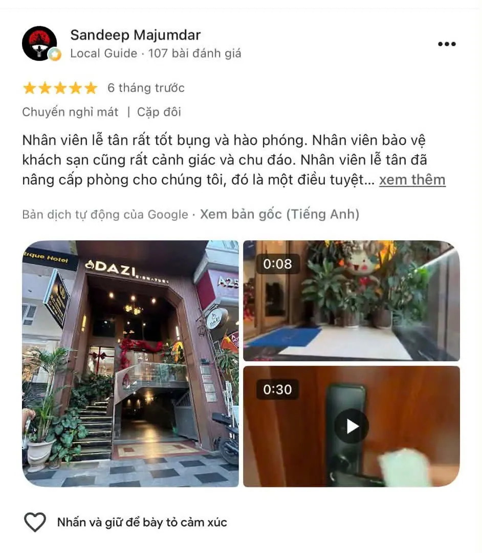 Ảnh chụp đánh giá khách sạn trên Google Maps, ảnh 3 trong 9