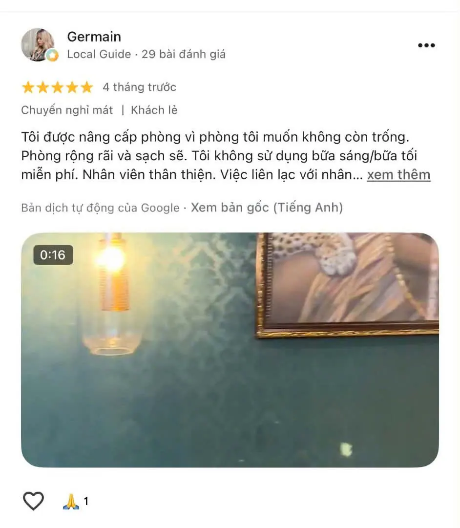 Ảnh chụp đánh giá khách sạn trên Google Maps, ảnh 4 trong 9