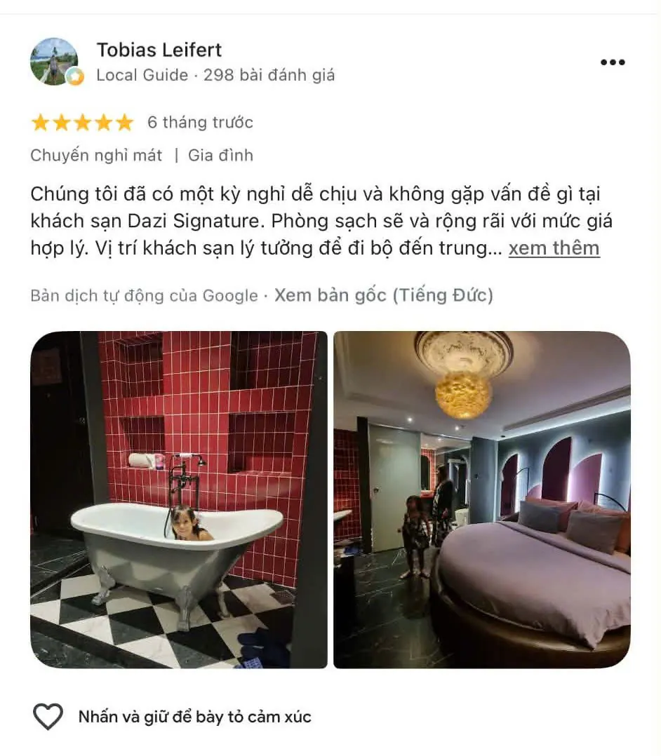 Ảnh chụp đánh giá khách sạn trên Google Maps, ảnh 5 trong 9