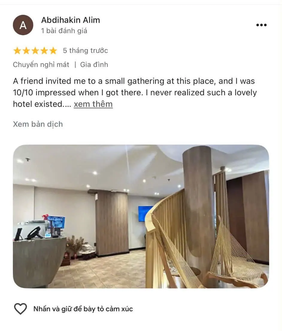 Ảnh chụp đánh giá khách sạn trên Google Maps, ảnh 8 trong 9
