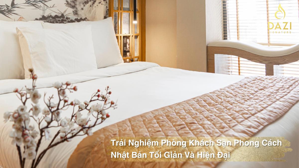 TRẢI NGHIỆM PHÒNG KHÁCH SẠN PHONG CÁCH NHẬT BẢN TỐI GIẢN VÀ HIỆN ĐẠI